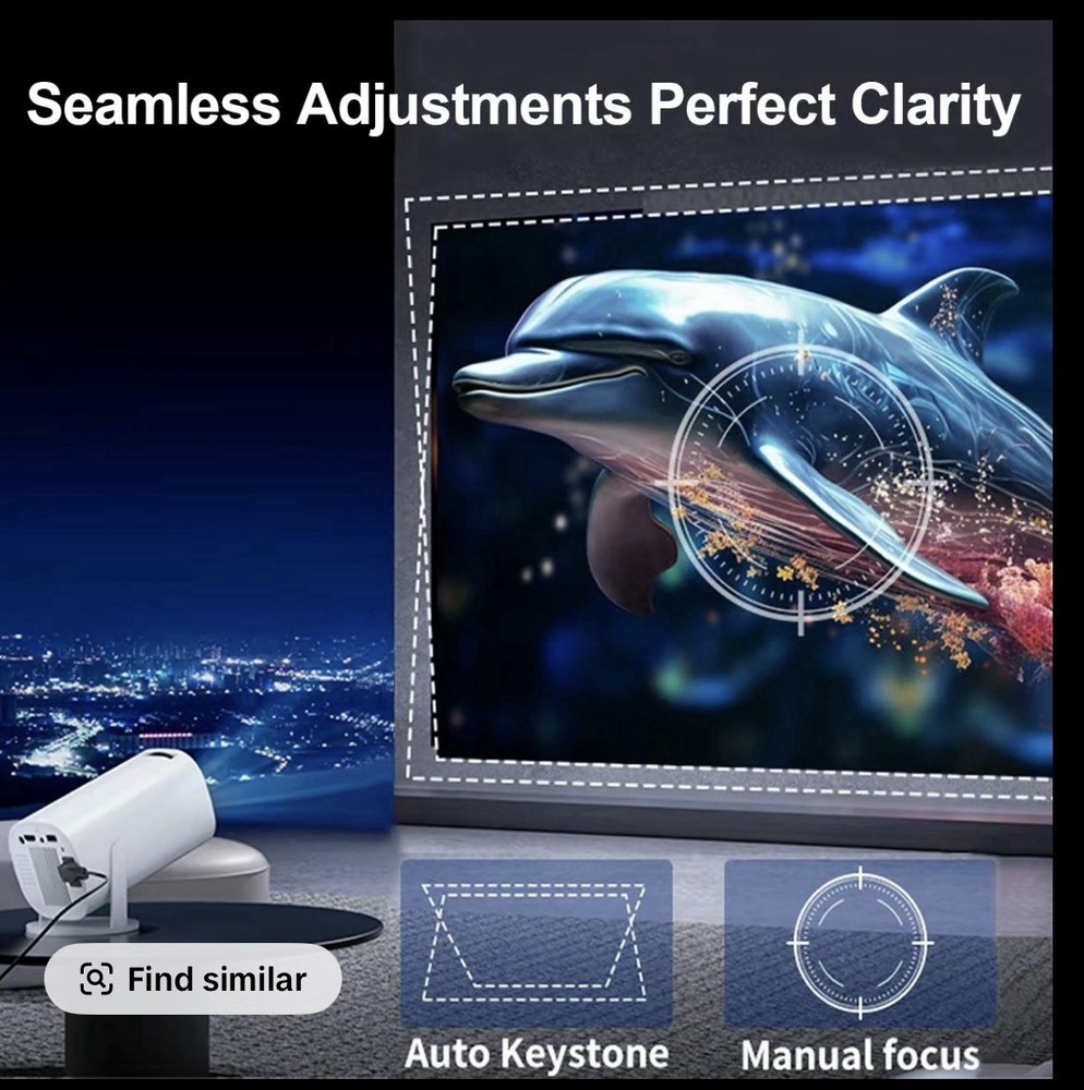 Smart Audio Projector 2025 | Android Wired Bundle | Bedroom Outdoor