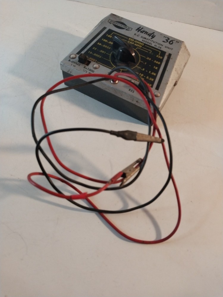 SENCORE Handy "36" Resistance Capacitance Substitution Unit Model H-36