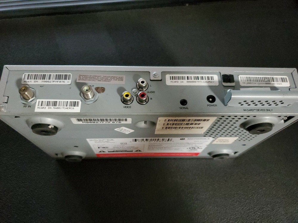 DCH70 Motorola Comast Digital Cable Receiver Boxs
