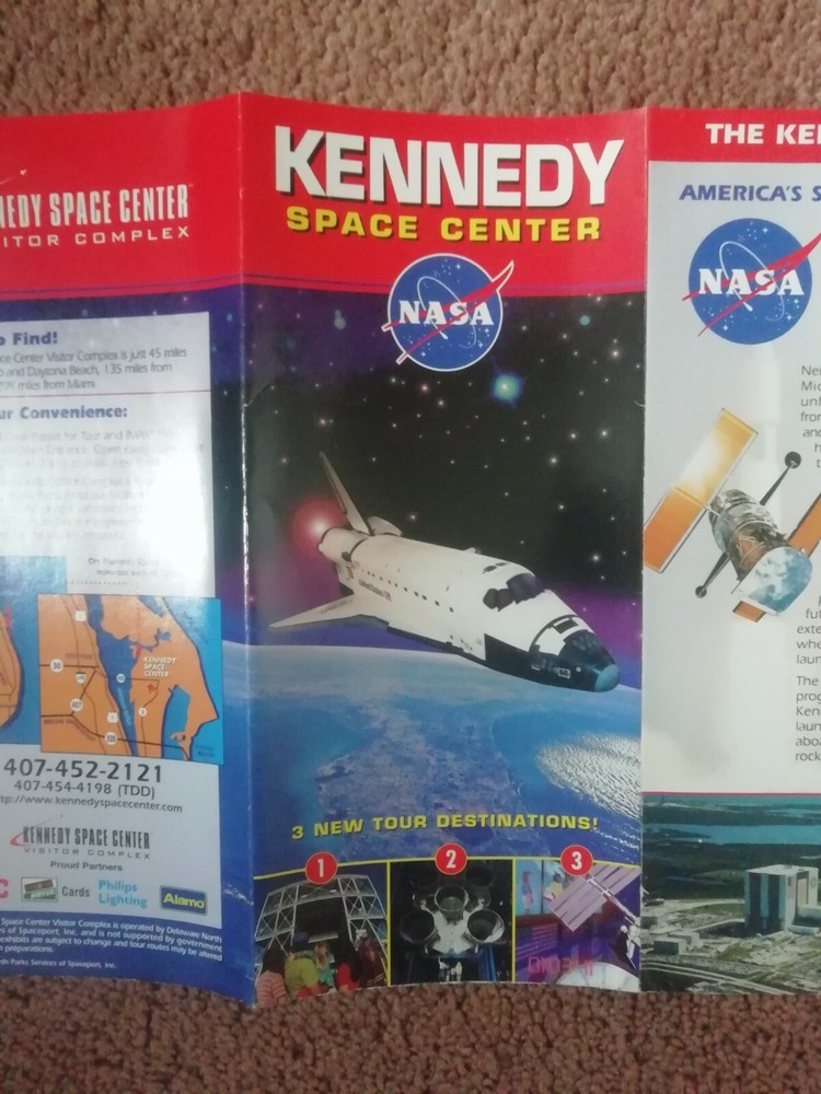 Florida Kennedy Space Centre Map 1999