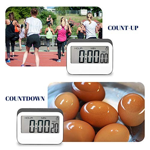 Jayron Digital Timer Alarm Clock Kitchen Timer Cooking Timer Countdown and