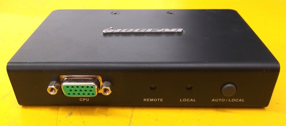 ⭐️⭐️⭐️⭐️⭐️ IOGEAR GCE500UL USB VGA KVM Console Extender w Cables and Adapter
