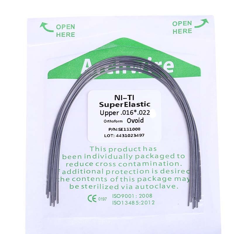 20pack Dental Orthodontic Super Elastic Niti Arch Wire Rectangular 016*022 Upper