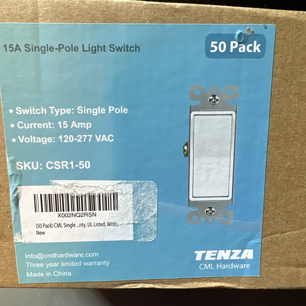 wall light switch single pole toggle 50 Pack See Photo For Info