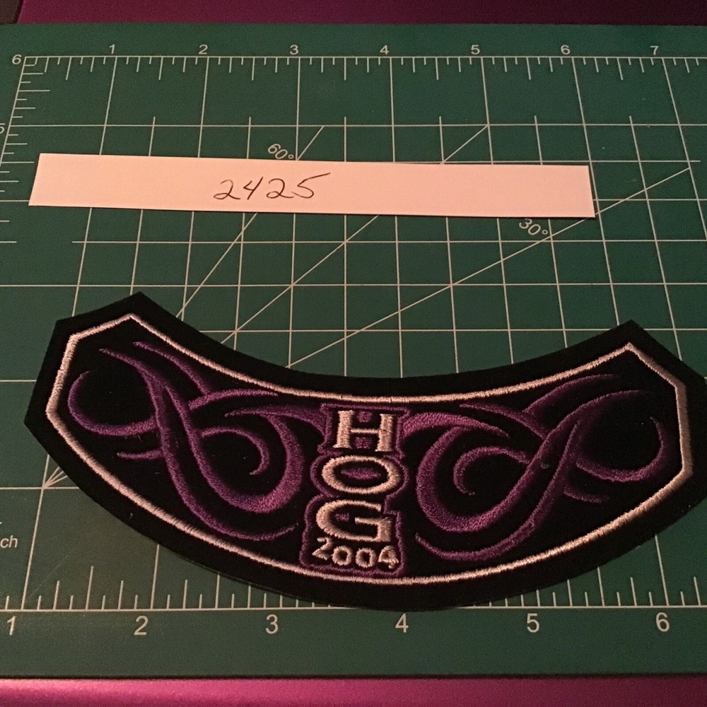 Harley-Davidson Owners Group HOG 2004 Rocker Patch Vest Jacket