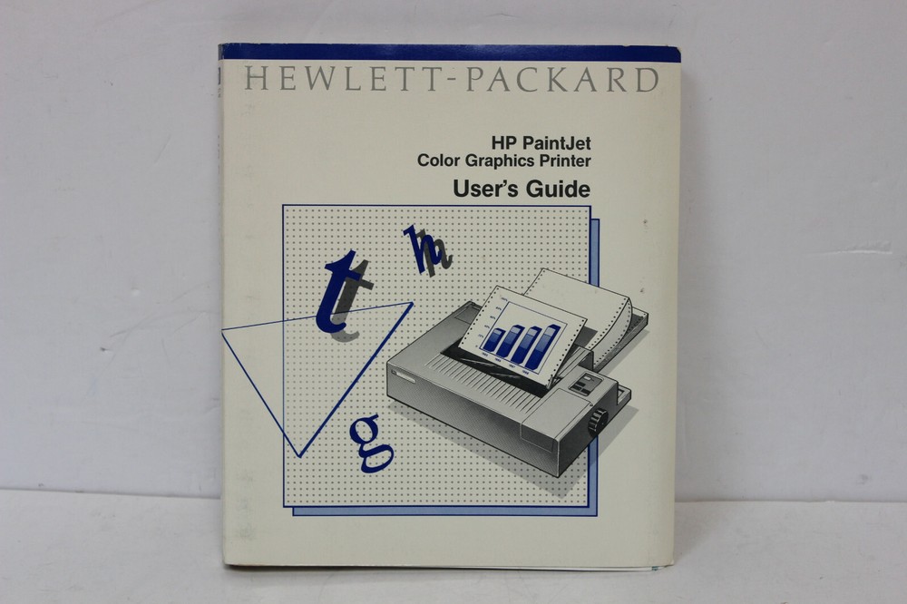 HP PAINTJET COLOR GRAPHICS PRINTER USER'S GUIDE 03630-9001