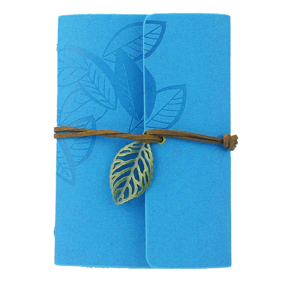 Office Vintage Blank Journal Travel Diary Leather Bound Refillable