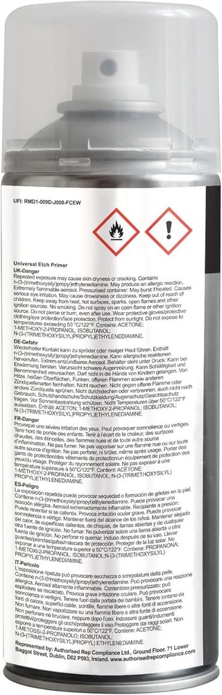 Universal Etch Primer | GREY | High Performance Self Etch Primer For Difficul...