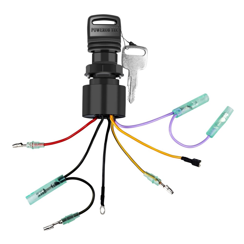 Boat Ignition Switch with Key Replacement for Mercury, Boat Engine Ignition S...