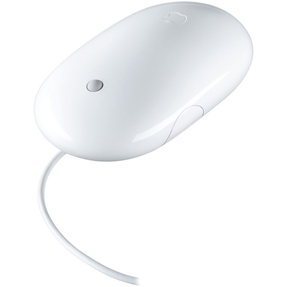Apple USB Wired Mighty Mouse MB112LL/B A1152 White