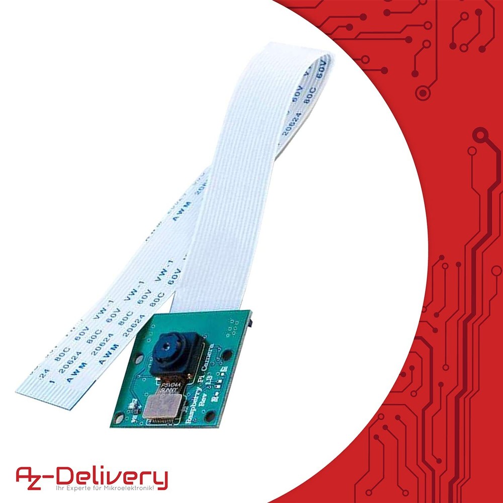 Camera for Raspberry Pi with 15 cm Flex Cable Including e-Book