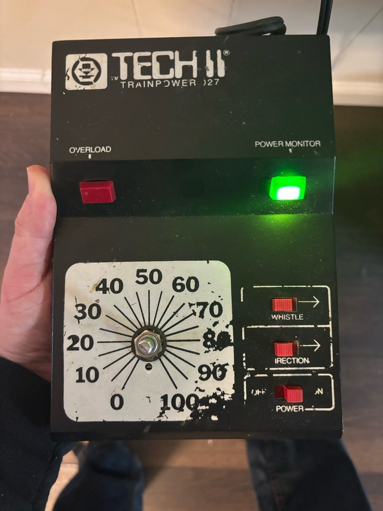 TECH II Trainpower 027 AC Train Direction & Whistle Controller Untested