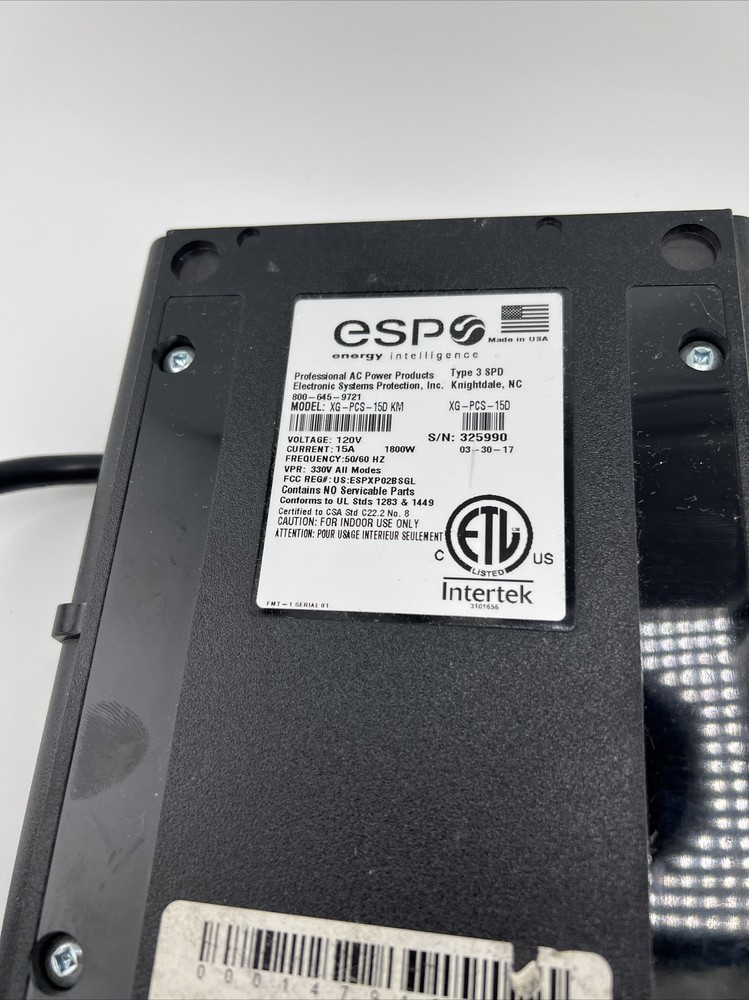ESP Power Conditioning System Surge protector XG-PCS-15D KM