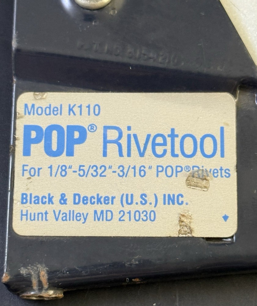 POP Rivetool Model 21030 Vf8