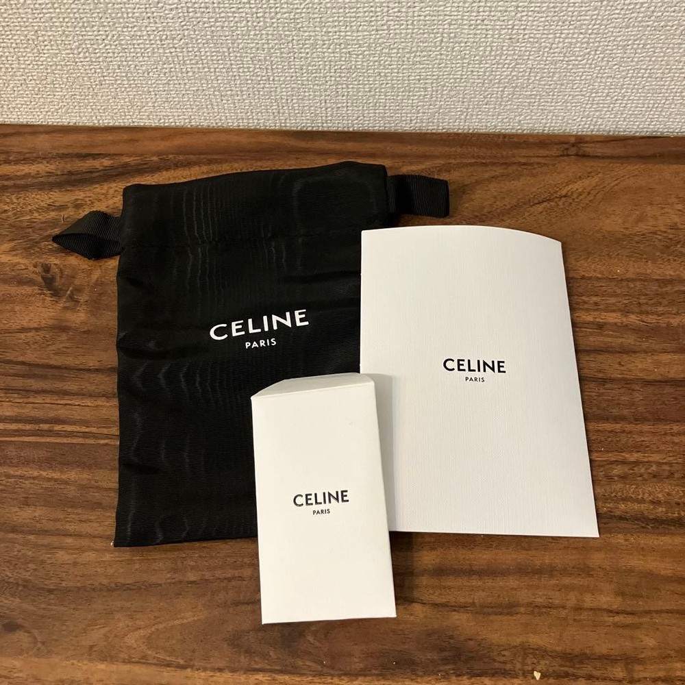 CELINE 10B573BEL Small Tri Fold Wallet From Japan