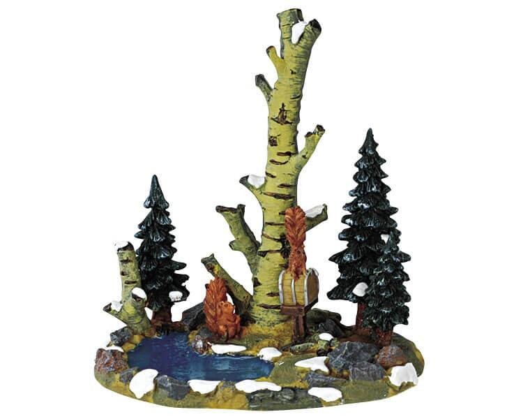 Lemax Village Nosey Squirrels Table Accent 03325