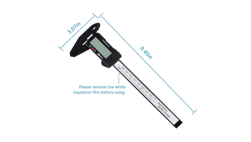 Electronic Micrometer Digital Caliper Large LCD Screen 0-6" Calipers Measuring