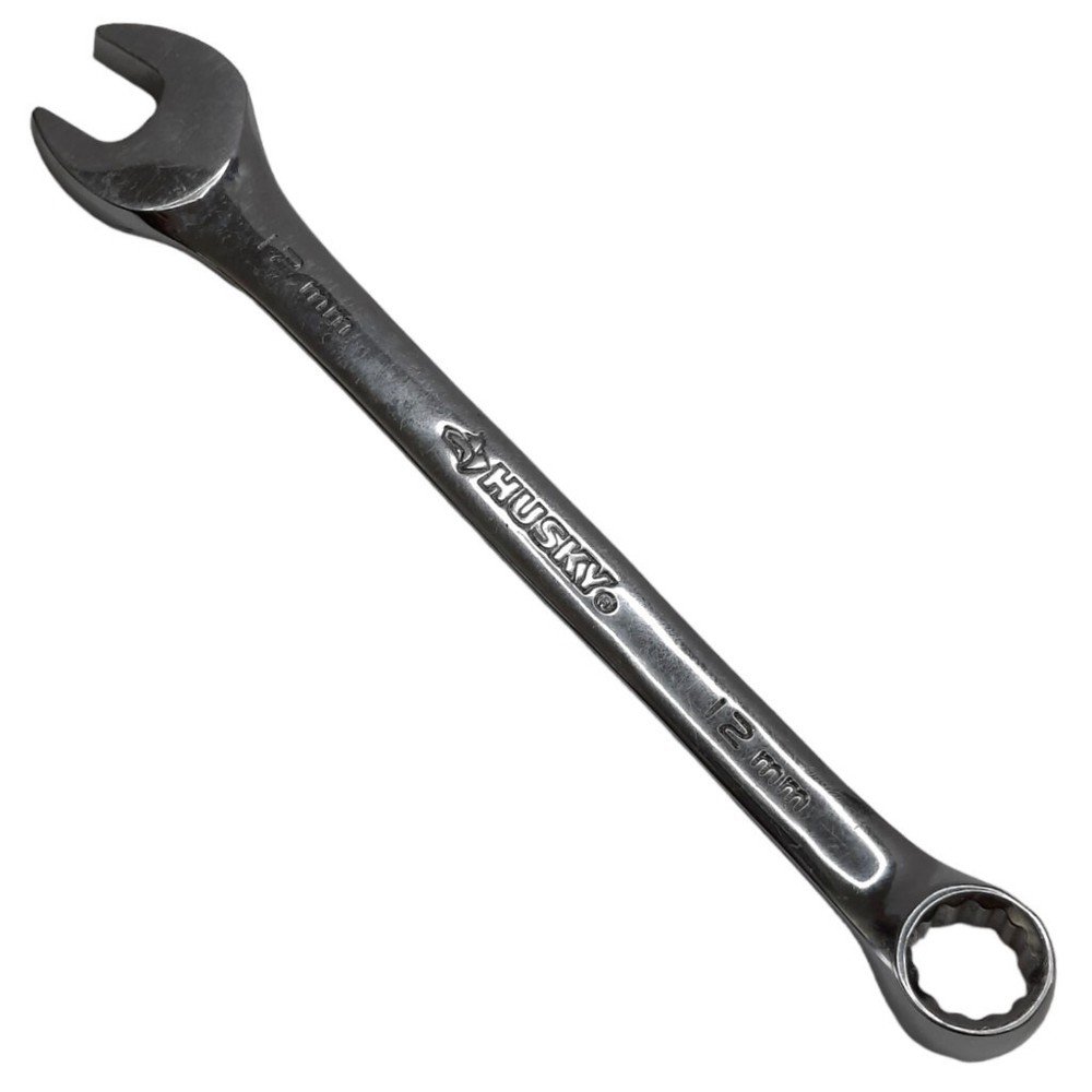 Husky 12mm Combination Wrench Tool 12-Point Replacement Standard Regular Chrome