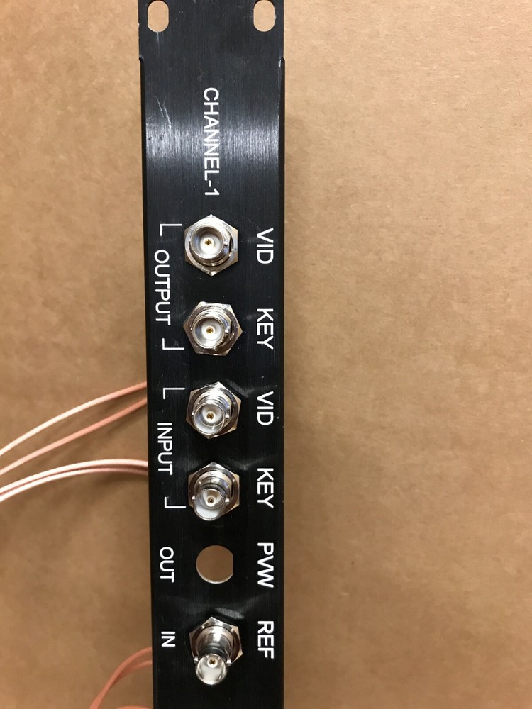 Chyron Video 2 CHANNEL Break-Out Panel BOB