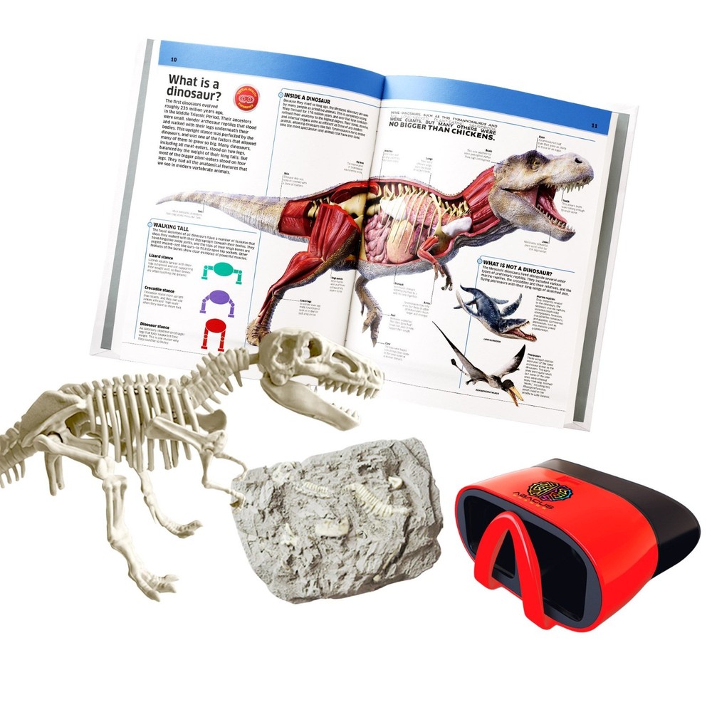 Virtual Reality Dinosaurs Learning Activity Set VR Goggles (Requires Smartphone)