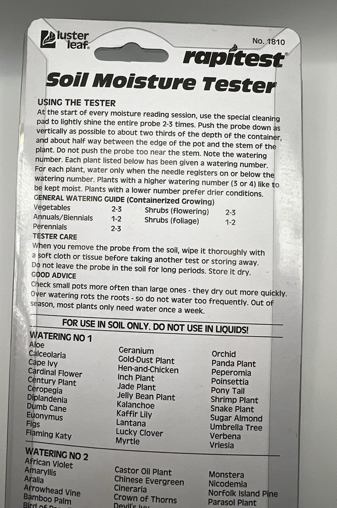 Rapitest Soil Moisture Tester