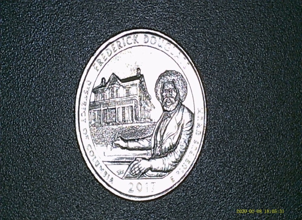 2017-P Fredrick Douglas DDR Rare Error Coin