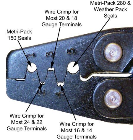 GM Delphi Weatherpack Crimper Tool
