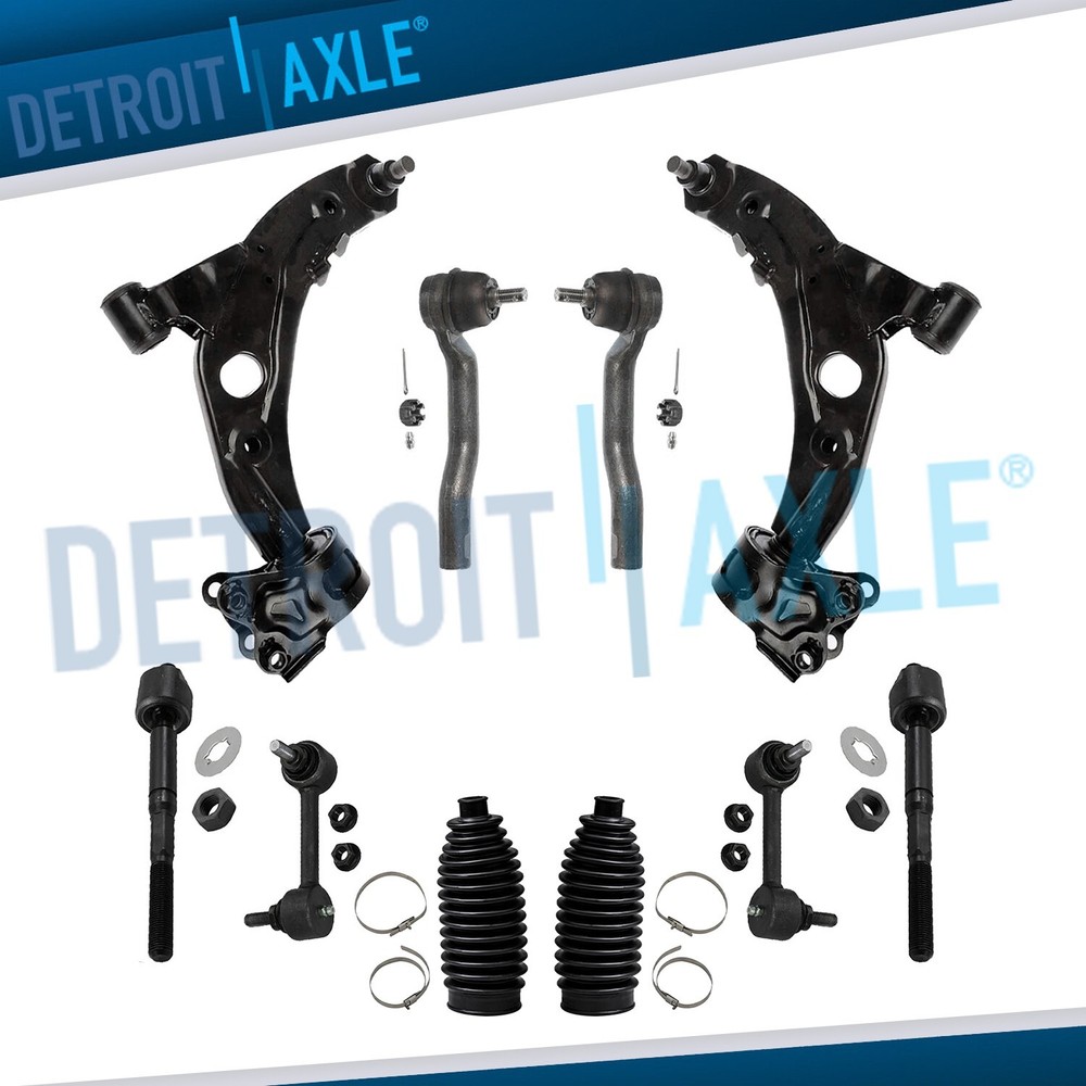 Front Lower Control Arm Tierod Sway Bar for 2007-2009 2010 2011 2012 Mazda CX-7