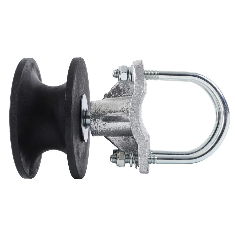 4" Round Post x 2" Square Gate Premium Nylon Cantilever Roller Gate Roller