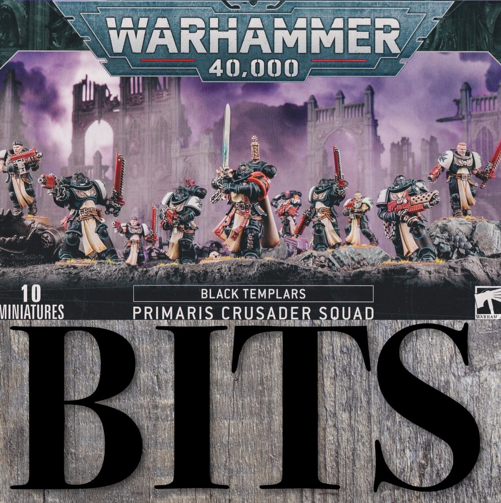 Warhammer 40K Kill Team Marines Black Templars PRIMARIS CRUSADER SQUAD Bit Bits