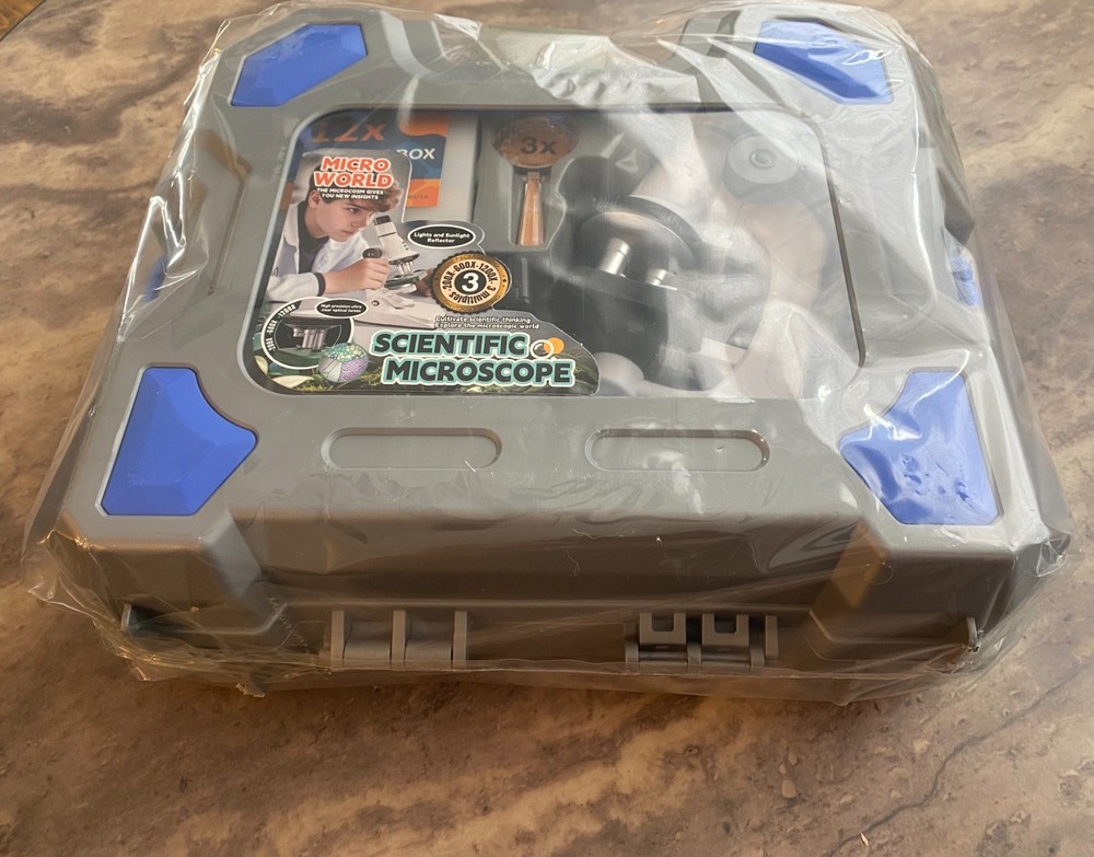 Micro World Children's Scientific Microscope Kit - Ages 6 -12 - NEW