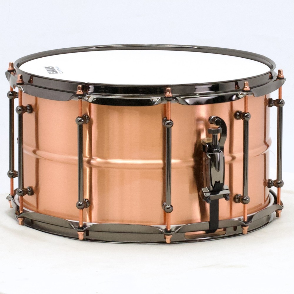 TreeHouse Custom Drums 8x14 Beaded Copper Snare Drum
