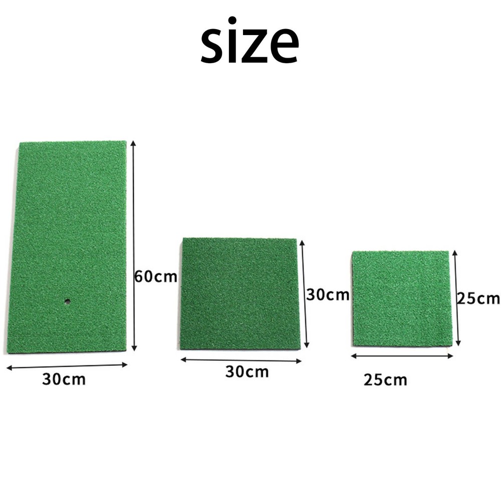 Golf Mini Hitting Mat Training Indoor Practice Mat High-Elastic Simulated Turf
