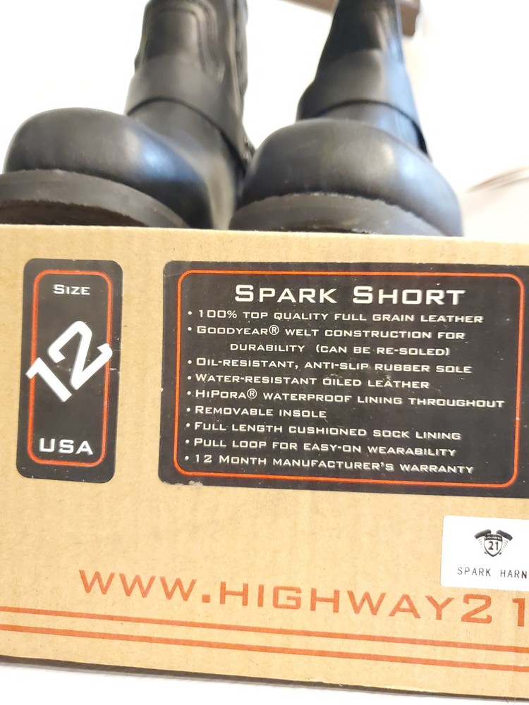 Highway 21 Spark Short Boots size 12