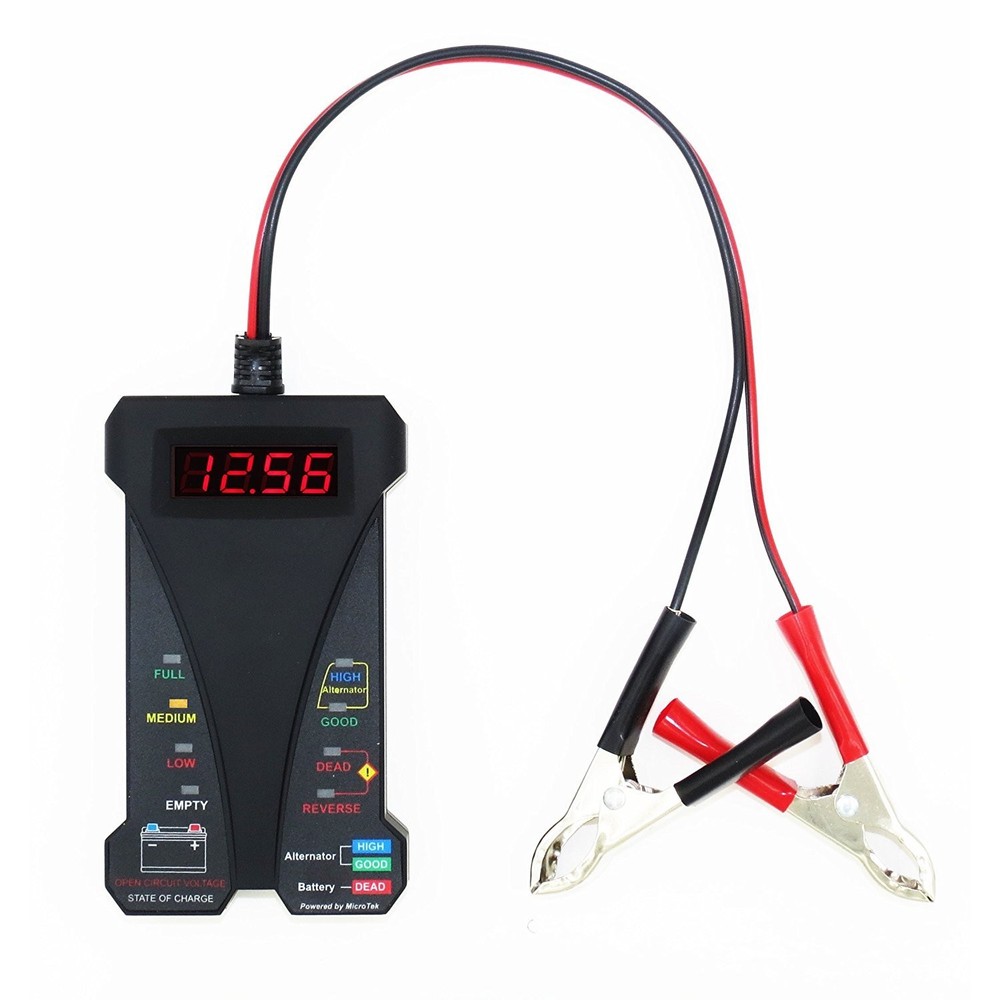 Professional Car Digital Battery Tester Voltmeter Charging System Analyzer Tool
