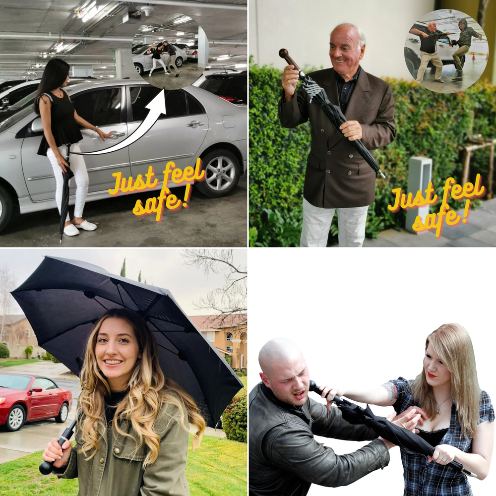 Security Umbrella men "Standard" knob handle with tiny scratches