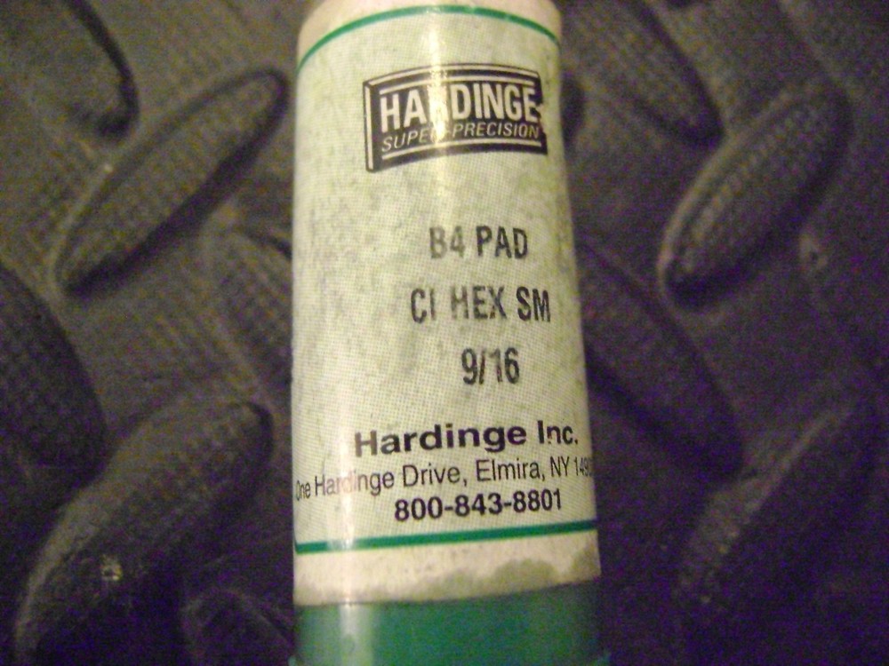 Hardinge 9/16" Hex B4 Feed Finger Collet Pad