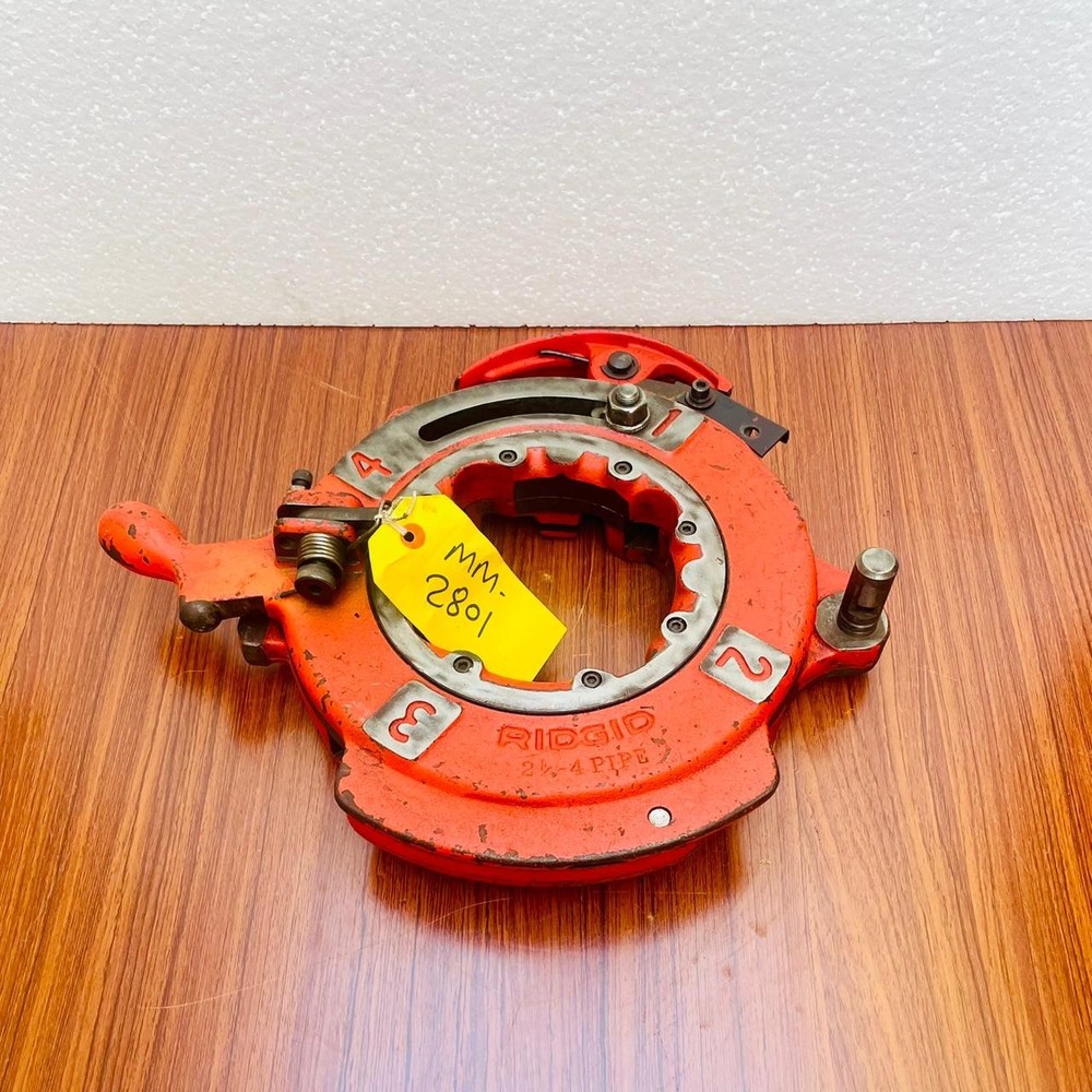 Ridgid Receding Die Head Pipe Threader/Threading Machine 2-½"-4" BSPT #10