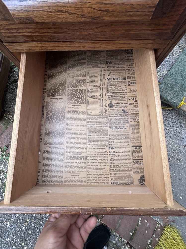 Arts & Crafts Solid Oak Roll Top Desk