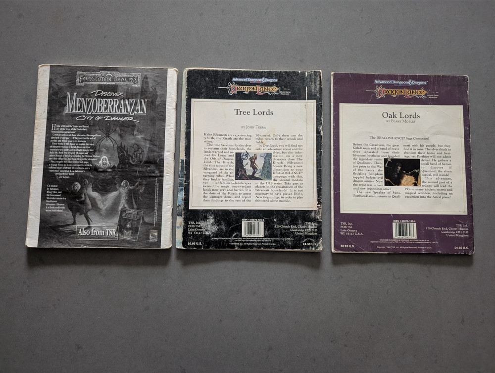 Dungeons and Dragons Dragonlance Supplements Lot (Rough)