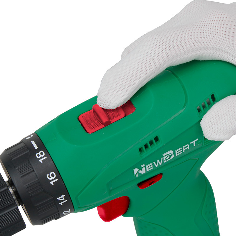 Variable Speed Cordless Drill Driver 12V Lithium Ion Battery LED Work Light