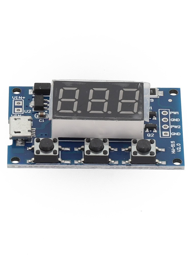 Compact 2 Channel Square Wave Generator Module with LED Display Buy Now