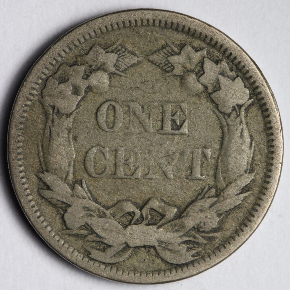 1858 S.L. Flying Eagle Cent Penny FINE+ E119 SEM