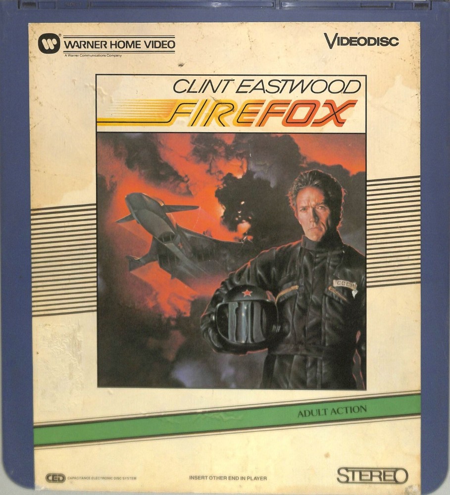 Firefox (1982) Vintage Double CED Videodisc