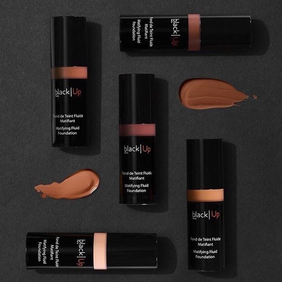 Black up Matifying Fluid Foundation, 1-oz.