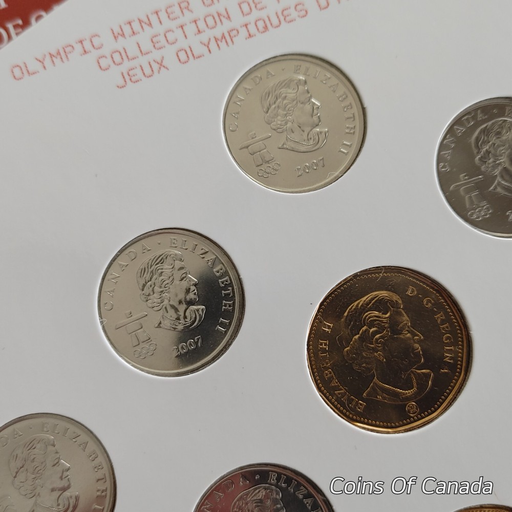 2007 - 2010 Canada Uncirculated Vancouver Olympic 14 Coin Set #coinsofcanada