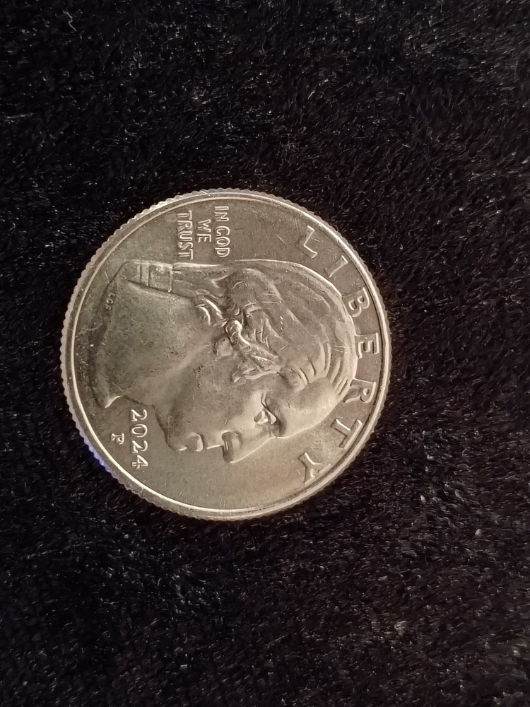 2024 D PATSY TAKEMOTO MINK QUARTER ERROR: "IN COD WE TRUST"