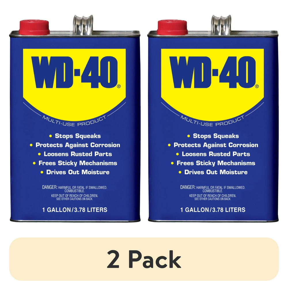 (2 pack) WD-40 Multi-Use Product Lubricant Bulk, 1 gallon