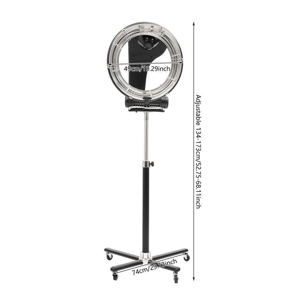 Professional Orbiting Rotating Dryer Freestanding Multi-functional Hair Dryer