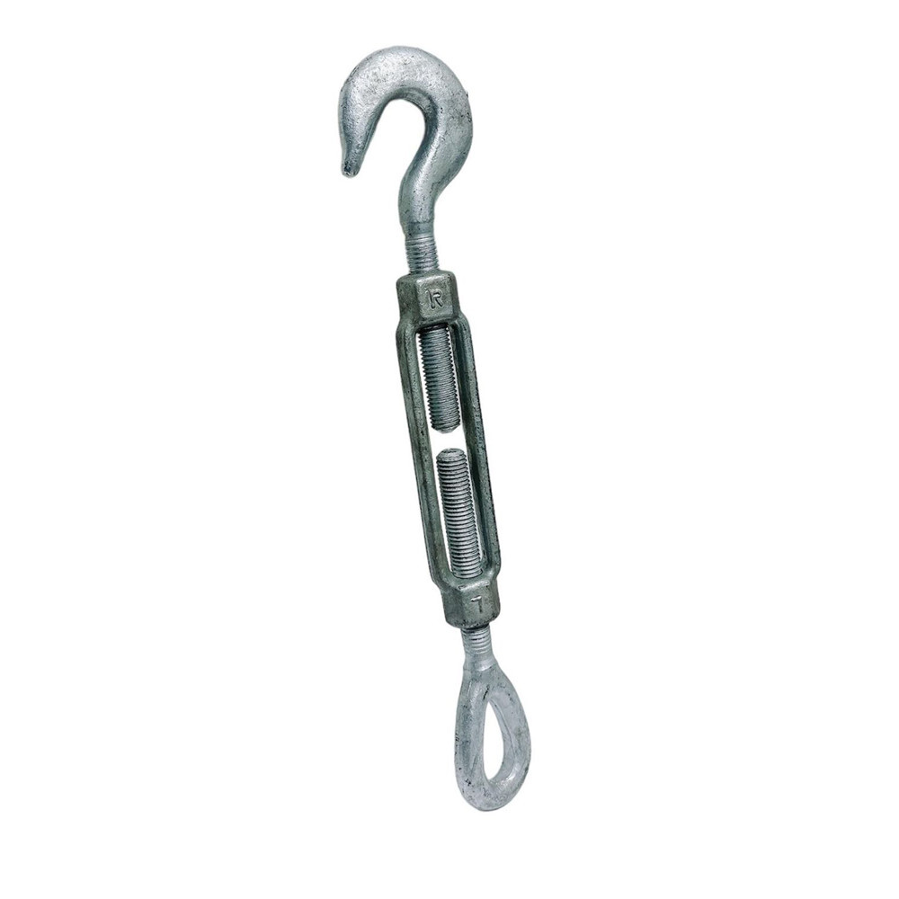 3/4" x 6" Turnbuckle HOOK EYE Pulley Galvanized Drop Forge Turnbuckle 4 PC